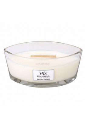 WoodWick WHITE TEA & JASMINE świeca elipsa 453,6 g