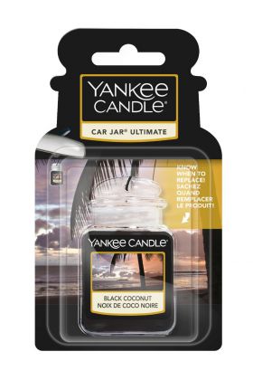 Yankee Candle BLACK COCONUT Car Jar Ultimate zapach samochodowy
