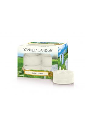 Yankee Candle CLEAN COTTON zestaw świeczek tealights