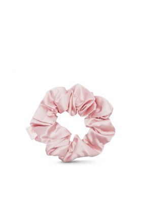 Gumka do włosów z jedwabiu różowa