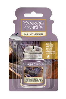 Yankee Candle DRIED LAVENDER & OAK Car Jar Ultimate zapach samochodowy