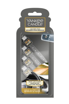 Yankee Candle NEW CAR SCENT vent sticks zapach samochodowy
