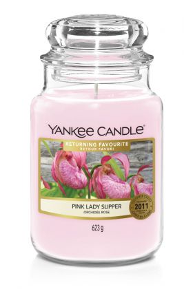Yankee Candle PINK LADY SLIPPER słoik duży 623 g Nowość 2021
