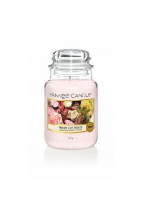 Yankee Candle FRESH CUT ROSES® świeca duża 623 g