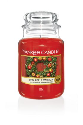 Yankee Candle RED APPLE WREATH słoik duży 623 g