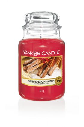 Yankee Candle SPARKLING CINNAMON słoik duży 623 g