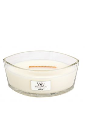 WoodWick WHITE TEAK świeca elipsa 453,6 g